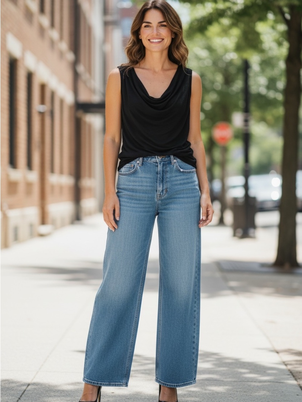 New York & Company Black Top
